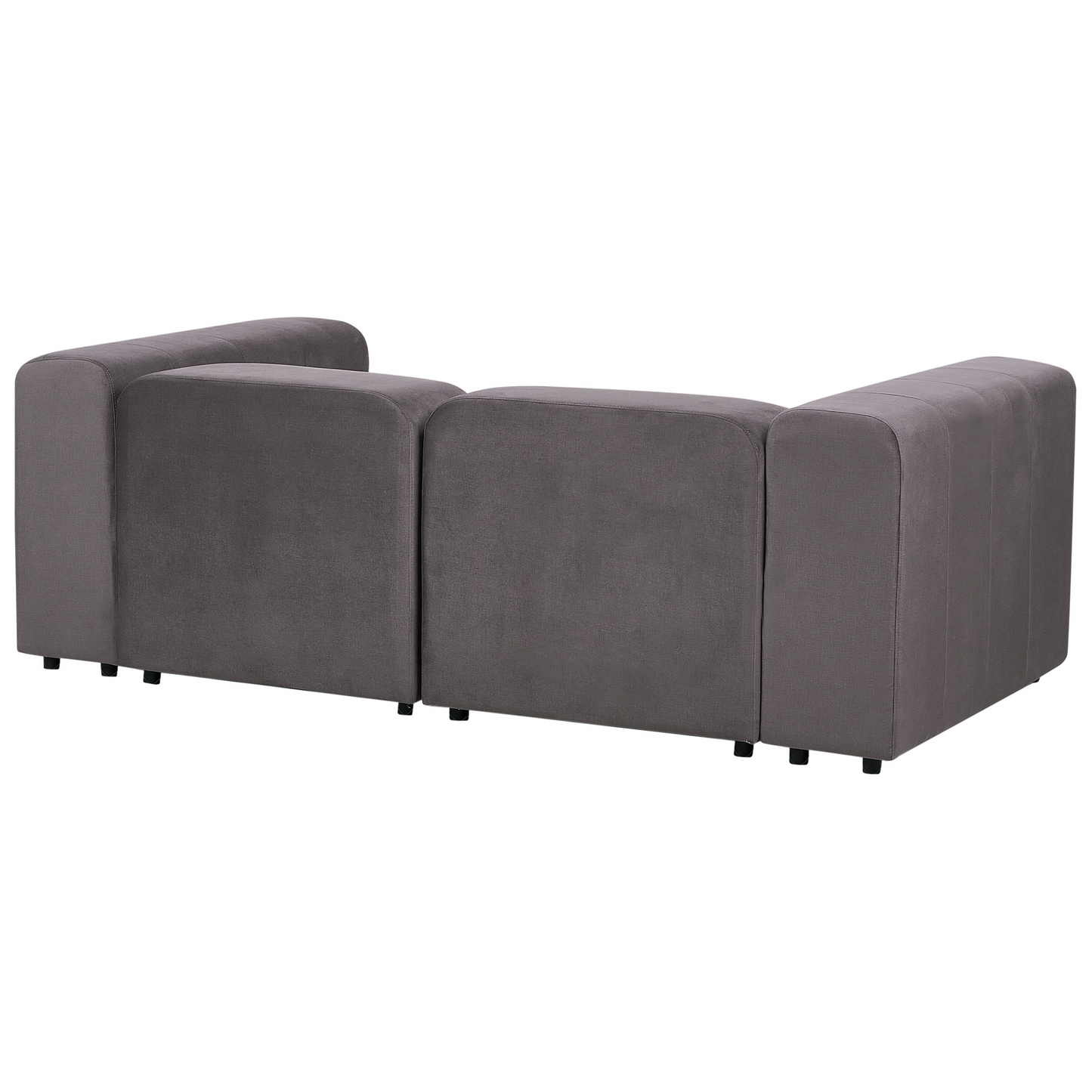 2-Sitzer Sofa Samtstoff dunkelgrau FALSTERBO