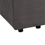 2-Sitzer Sofa Samtstoff dunkelgrau FALSTERBO