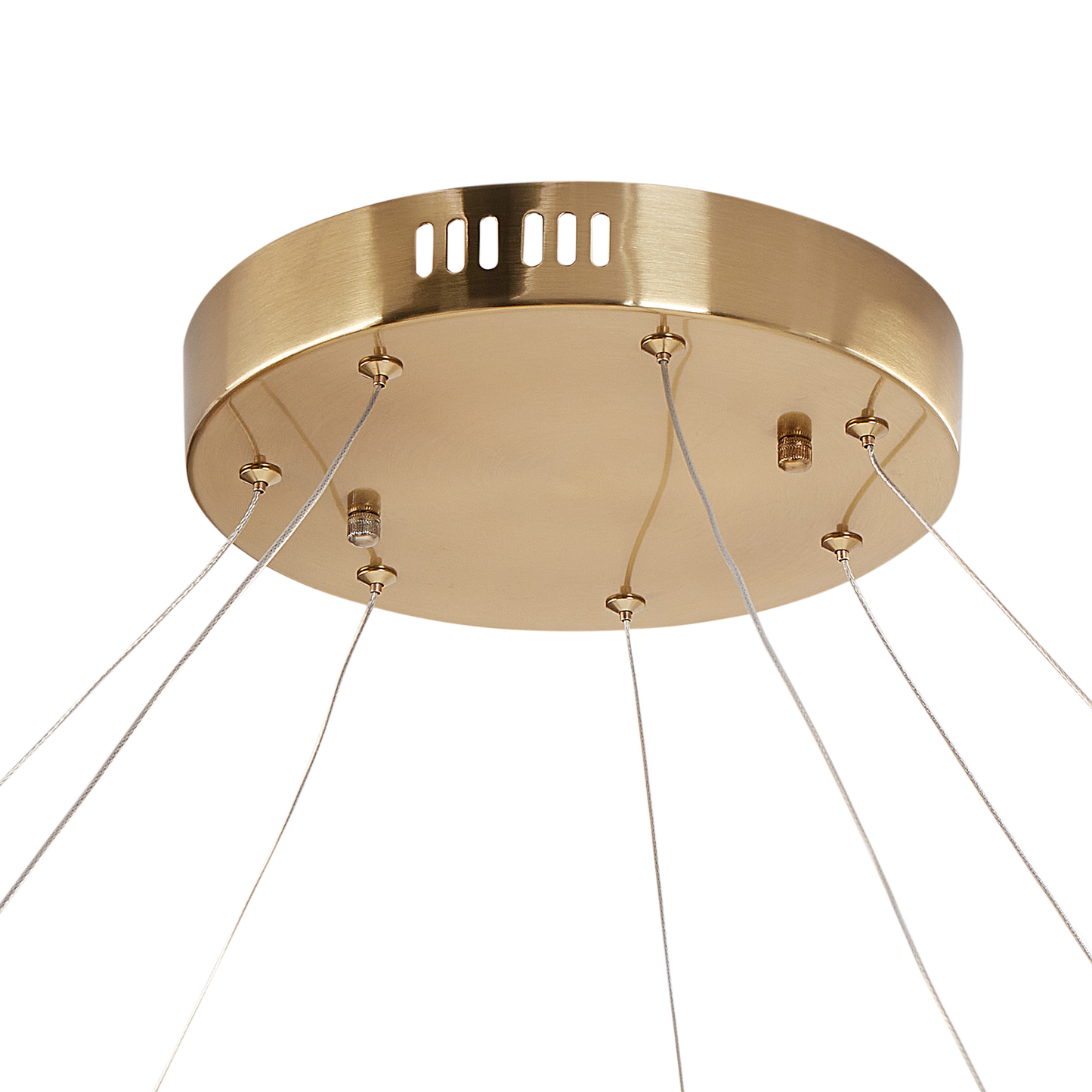 LED Kronleuchter PERQUENO Metall Gold