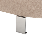 5-Sitzer Ecksofa beige linksseitig NORREA
