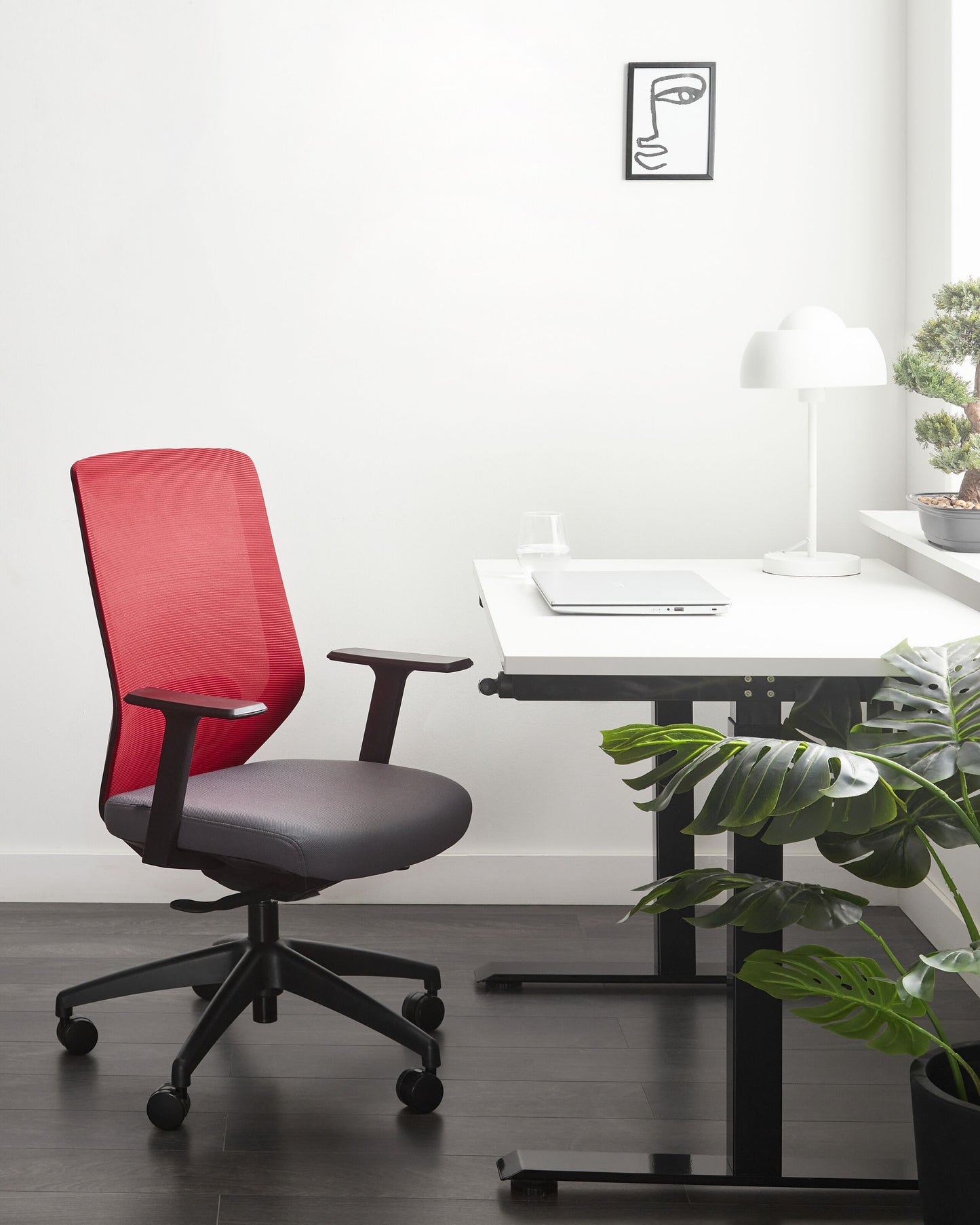 Bürostuhl drehbar VIRTUOSO Rot