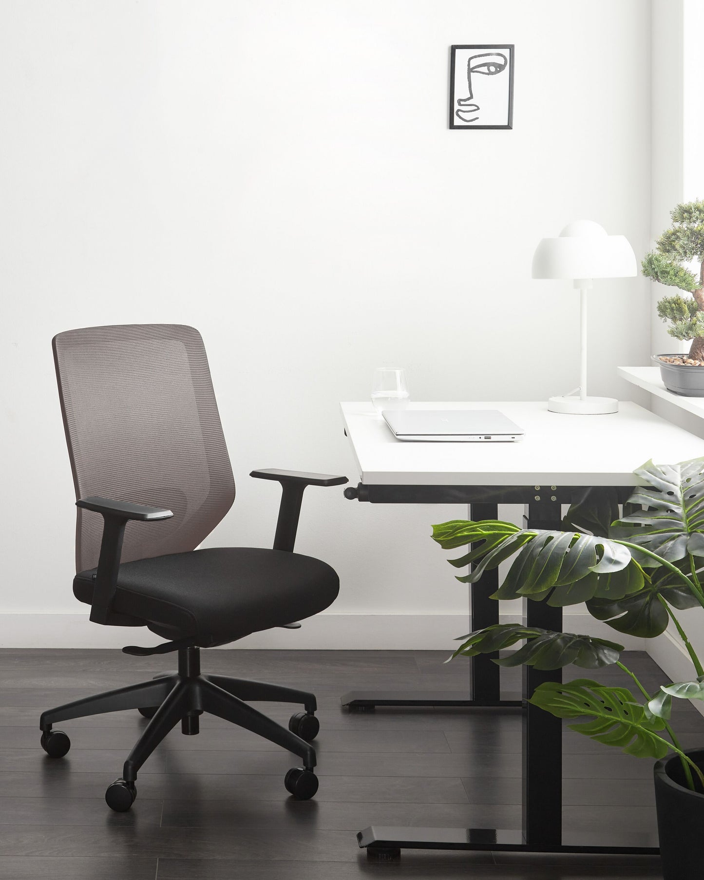 Bürostuhl drehbar VIRTUOSO Taupe