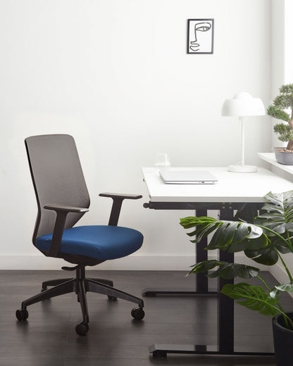 Bürostuhl drehbar VIRTUOSO Blau