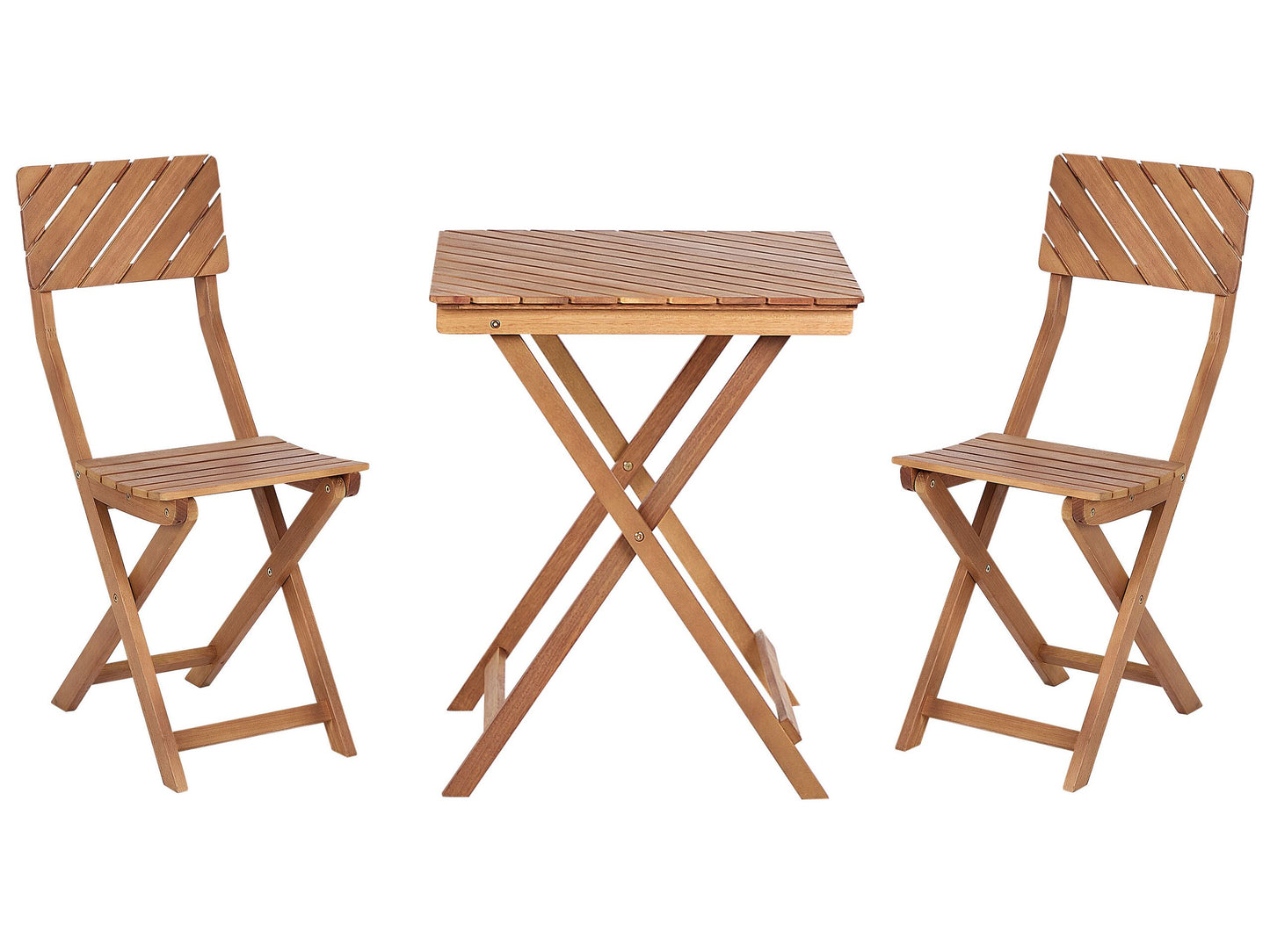 Bistro Set klappbar ARDORE Holz Braun