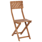Bistro Set klappbar ARDORE Holz Braun