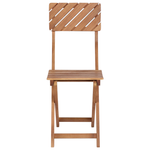 Bistro Set klappbar ARDORE Holz Braun