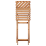 Bistro Set klappbar ARDORE Holz Braun