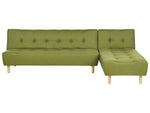 Linksseitiges Ecksofa ALSTEN Grün Linksseitig