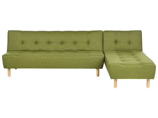 Linksseitiges Ecksofa ALSTEN Grün Linksseitig