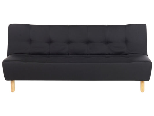 3-Sitzer Schlafsofa schwarz ALSTEN
