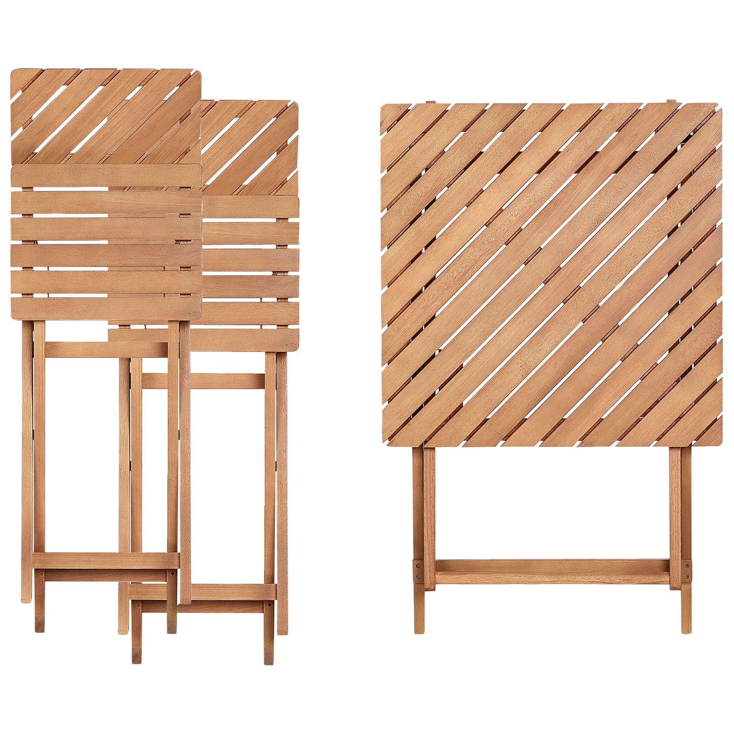 Bistro Set klappbar ARDORE Holz Braun