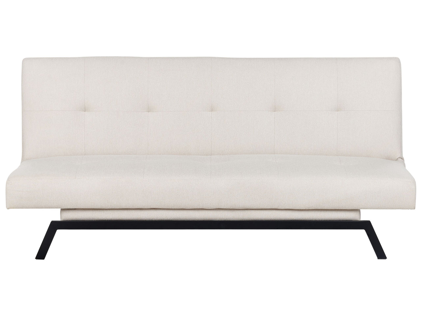 3-Sitzer Schlafsofa cremeweiss LEEDS