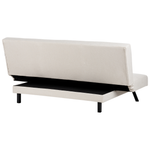 3-Sitzer Schlafsofa cremeweiss LEEDS
