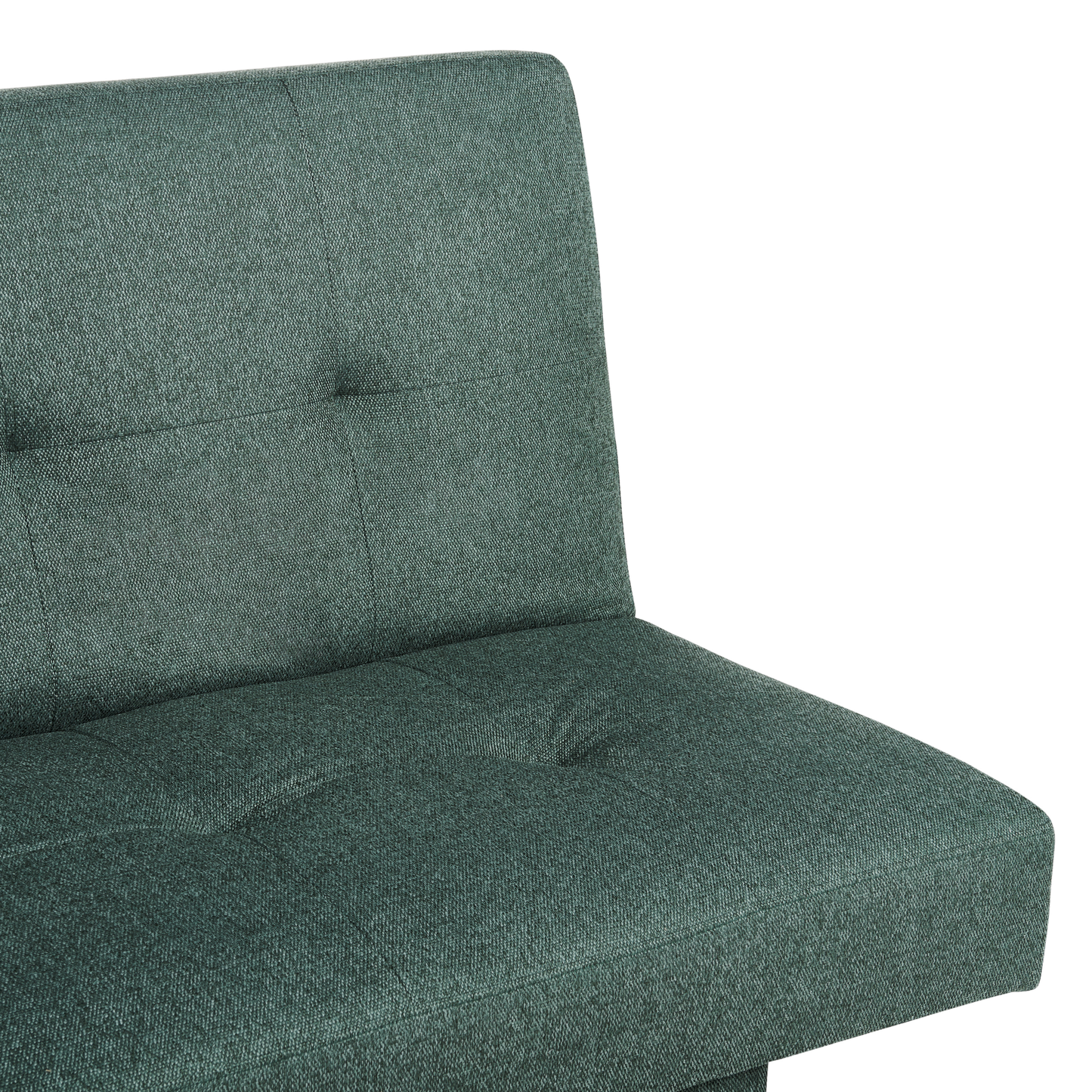 3-Sitzer Schlafsofa grün LEEDS