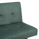 3-Sitzer Schlafsofa grün LEEDS