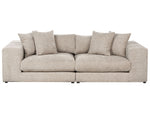 3-Sitzer Sofa taupe mit Kissen GLORVIKA II