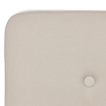 Bett mit Stauraum Kunstleinen RENNES 180 x 200 cm Beige