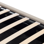 Bett mit Stauraum Kunstleinen RENNES 180 x 200 cm Beige