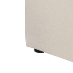 Bett mit Stauraum Kunstleinen RENNES 180 x 200 cm Beige