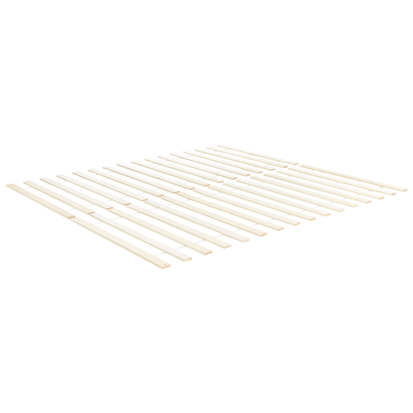 Bett mit Lattenrost Kiefernholz MAYENNE 160 x 200 cm Weiss