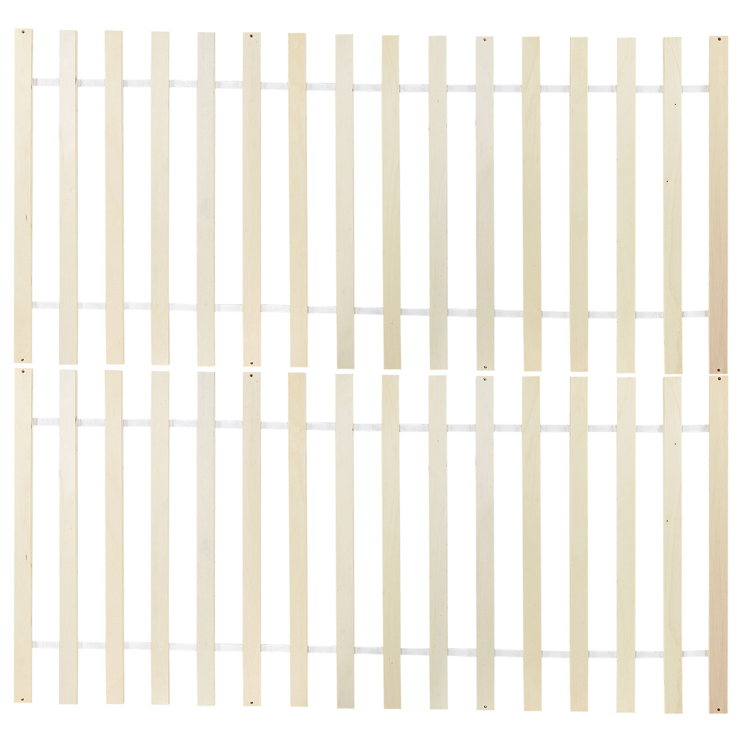 Bett mit Lattenrost Kiefernholz MAYENNE 160 x 200 cm Weiss