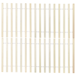 Bett mit Lattenrost Kiefernholz MAYENNE 160 x 200 cm Weiss