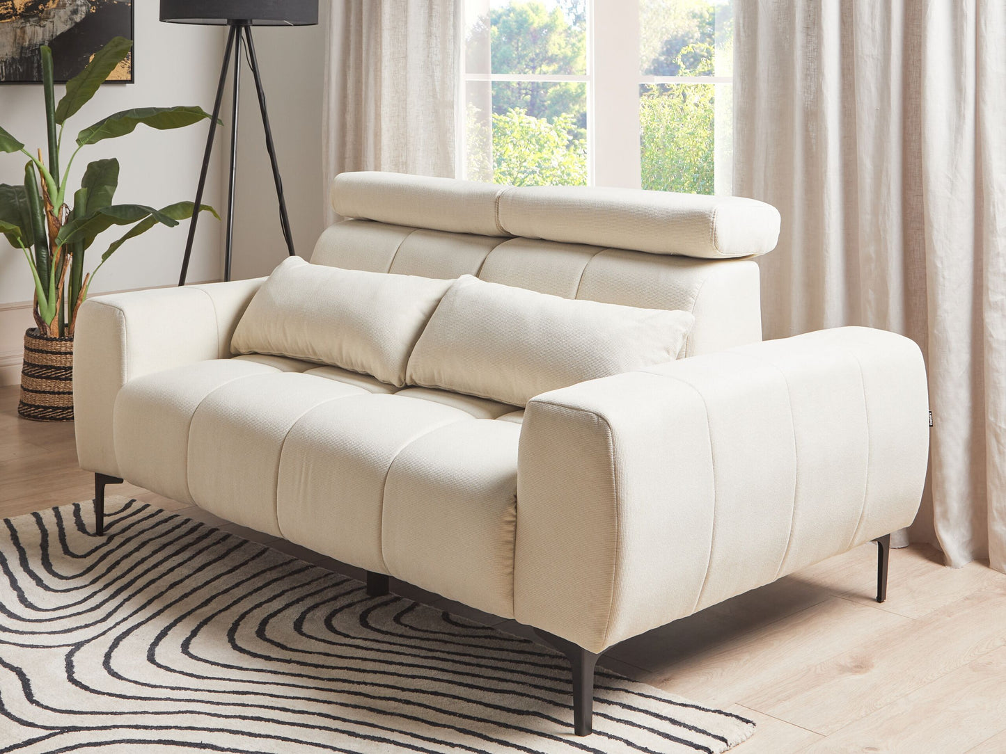 2-Sitzer Sofa creme VEGAMO