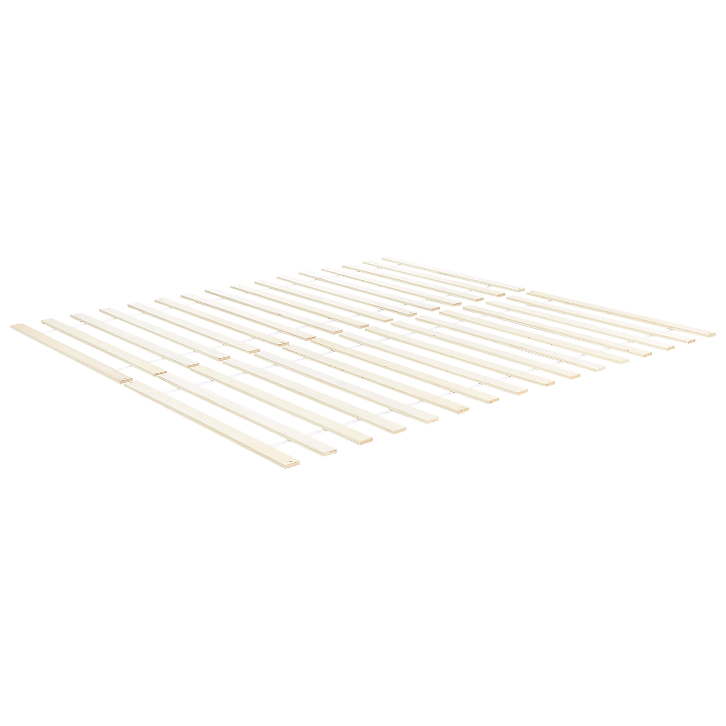 Bett mit Lattenrost Kiefernholz OLIVET 180 x 200 cm Weiss
