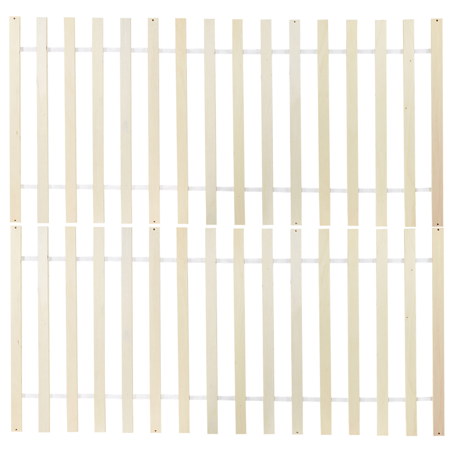 Bett mit Lattenrost Kiefernholz OLIVET 180 x 200 cm Weiss
