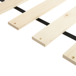 Polsterbett Samtstoff hellgrau Lattenrost 90 x 200 cm NOZAY