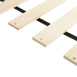 Bett mit Lattenrost Stoff VINAY 160 x 200 cm Beige