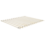 Bett mit Lattenrost Bouclé MARGUT 160 x 200 cm Beige