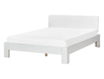 Bett mit Lattenrost Kiefernholz ROYAN 140 x 200 cm Weiss