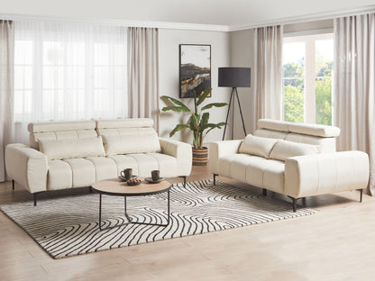 5-Sitzer Sofa Set creme VEGAMO
