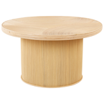 Couchtisch 2er Set Rattan natur rund ILIOS