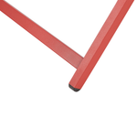 Liegestuhl Aluminium rot Textilbespannung LOCRI II