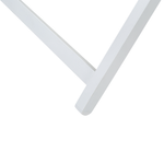 Liegestuhl Aluminium weiss Textilbespannung hellbeige LOCRI II