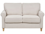 2-Sitzer Sofa Stoff helles Beige RONNEBY