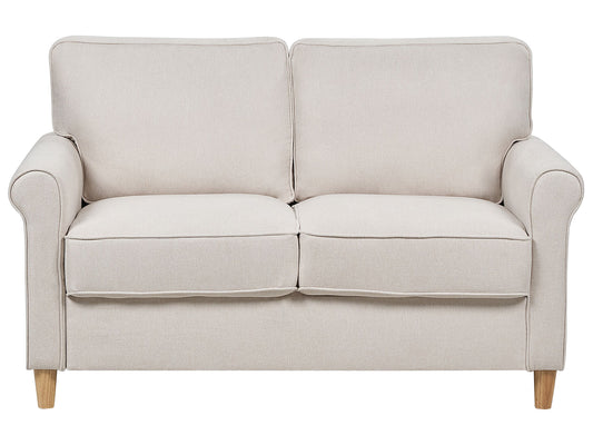 2-Sitzer Sofa Stoff helles Beige RONNEBY