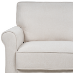 2-Sitzer Sofa Stoff helles Beige RONNEBY