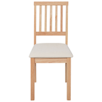 Esszimmerstuhl 2er Set ORONO Holz Hellbraun