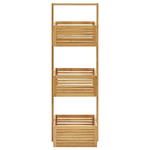 Badregal Bambusholz hellbraun 3 Fächer WAVERLY