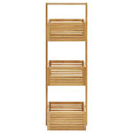 Badregal Bambusholz hellbraun 3 Fächer WAVERLY