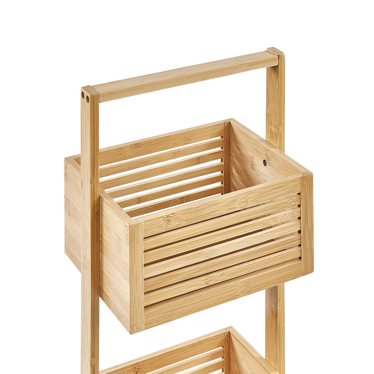 Badregal Bambusholz hellbraun 3 Fächer WAVERLY