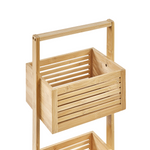 Badregal Bambusholz hellbraun 3 Fächer WAVERLY