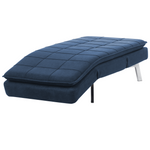 Chaiselongue marineblau verstellbar LOIRET