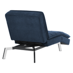 Chaiselongue marineblau verstellbar LOIRET