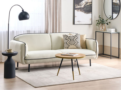 3-Sitzer Sofa hellbeige / schwarz TONSBERG