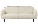 3-Sitzer Sofa hellbeige / schwarz TONSBERG