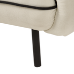 3-Sitzer Sofa hellbeige / schwarz TONSBERG